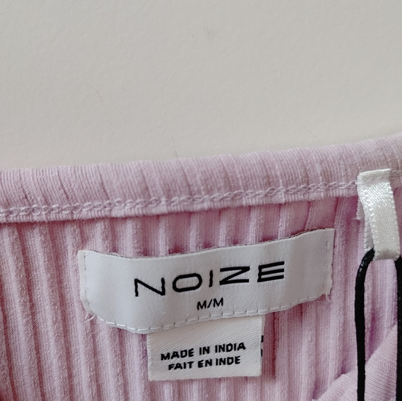 🍋Noize Ribbed Crop Tank ~ Size M - Picture 4 of 5